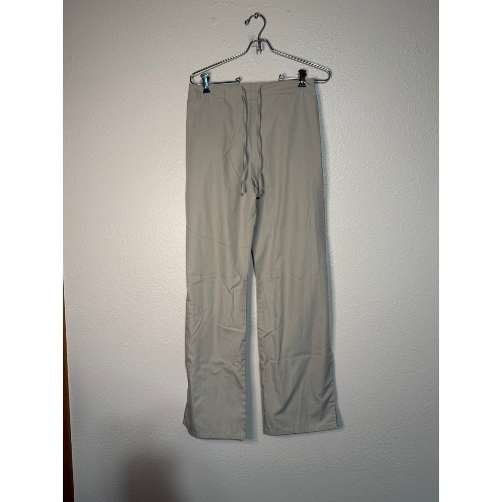Lot of 3 Womens Scrub Pants Size Small Med+Wear Just Love Tan Purple Medical